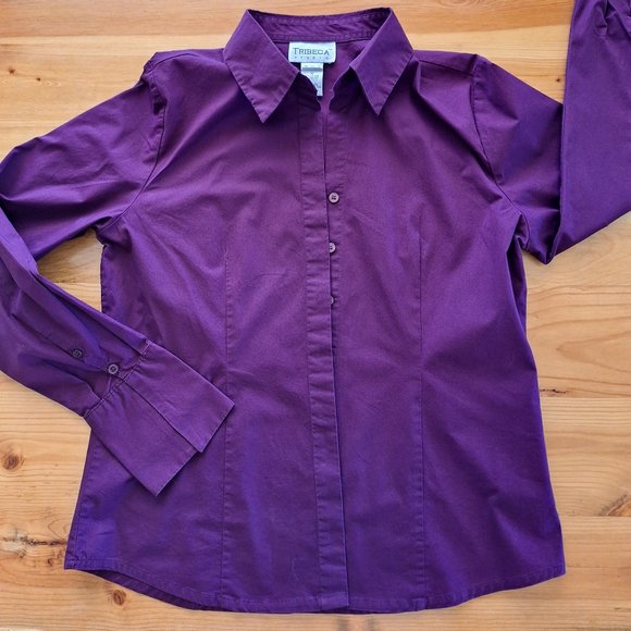 Tribeca Studio Tops - Vintage Tribeca Studio Long Sleeve Button Up Top